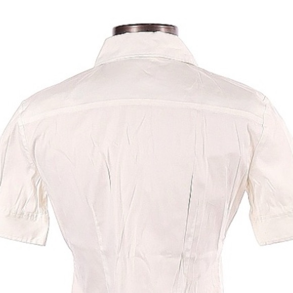 Theory Adele Precise White Button Down Size Small - Picture 4 of 4